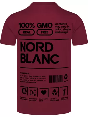 Pánské triko NORDBLANC CERTAINTY NBSMT8165 ČERVENÁ