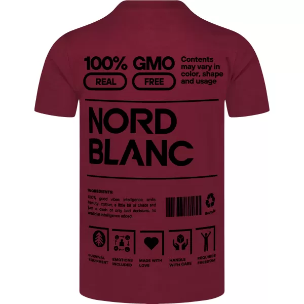  Pánské triko NORDBLANC CERTAINTY NBSMT8165 ČERVENÁ 