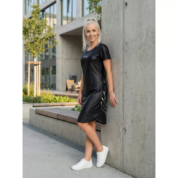  Dámské prodloužené triko/šaty premium ALTISPORT VOJ/ALW075SAT02 BLACK 