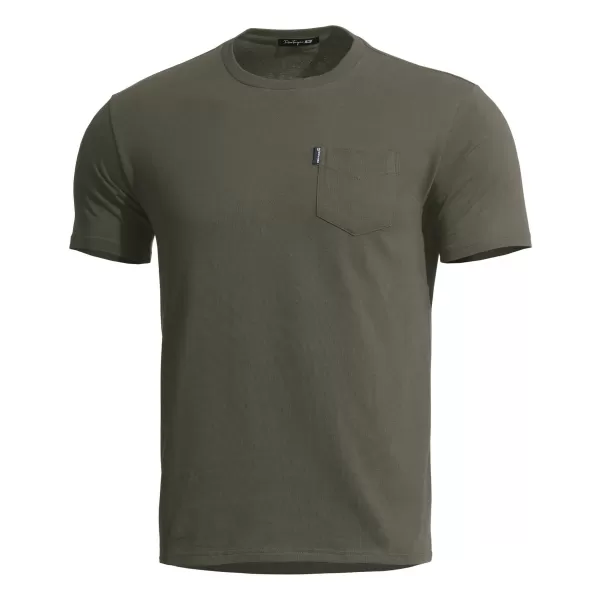  Pánské triko PENTAGON AGERON T-SHIRT WITH POCKET K09012 BROWN GREY 