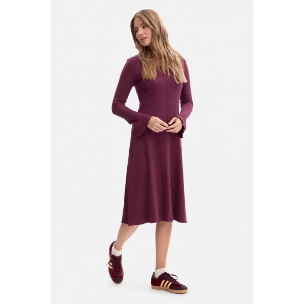  Dámské šaty BEWEAR B308 PLUM 