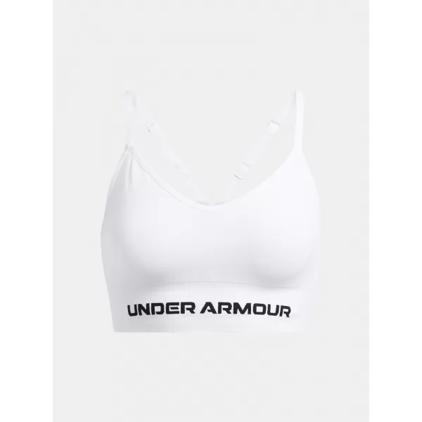  Dámská podprsenka UNDER ARMOUR VANISH SEAMLESS LOW BRA 1384417-100 BÍLÁ 