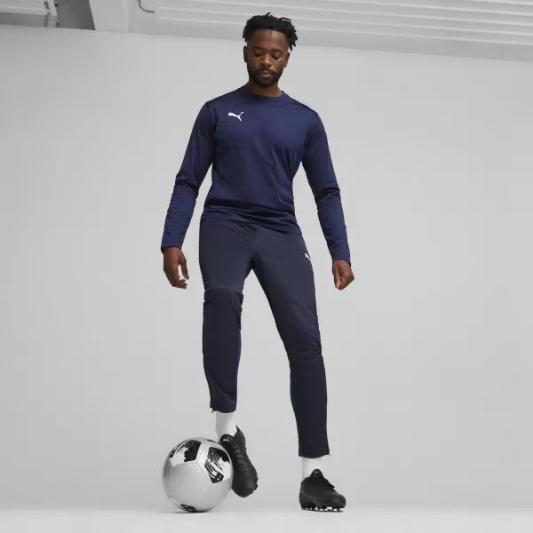  Pánské kalhoty PUMA TEAMGOAL TRAINING PANT 658639_06 PUMA NAVY/WHITE/PERSIAN BLUE 