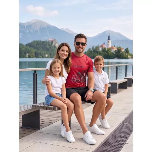  Pánské volnočasové triko premium ALTISPORT VOJ/ALM122TR06 ČERVENÁ 