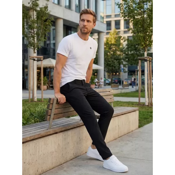  Pánské kalhoty ALTISPORT ATS TROUSER SLIM-FIT ČERNÁ 