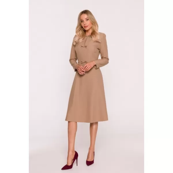  Dámské šaty STYLOVE S413 BEIGE 