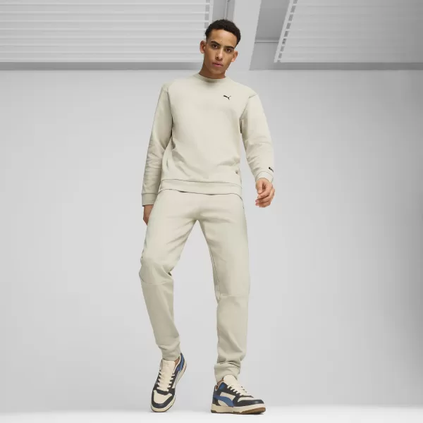  Pánská mikina PUMA RAD/CAL CREW DK 68161868 DESERT DUST 