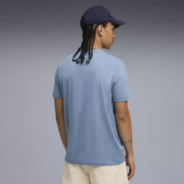  Pánské triko PUMA GRAPHIC STACKED GRAPHIC TEE 68803834 COOL BLUE 
