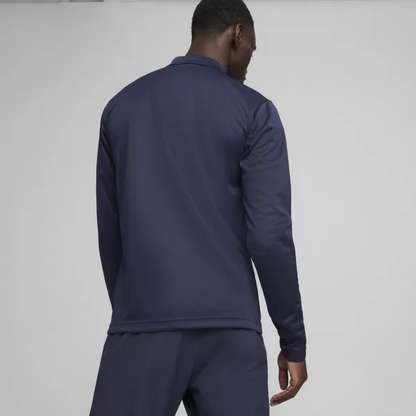  Pánské triko PUMA TEAMGOAL TRAINING 1/4 ZIP TO 65862906 PUMA NAVY/WHITE/PERSIAN BLUE 