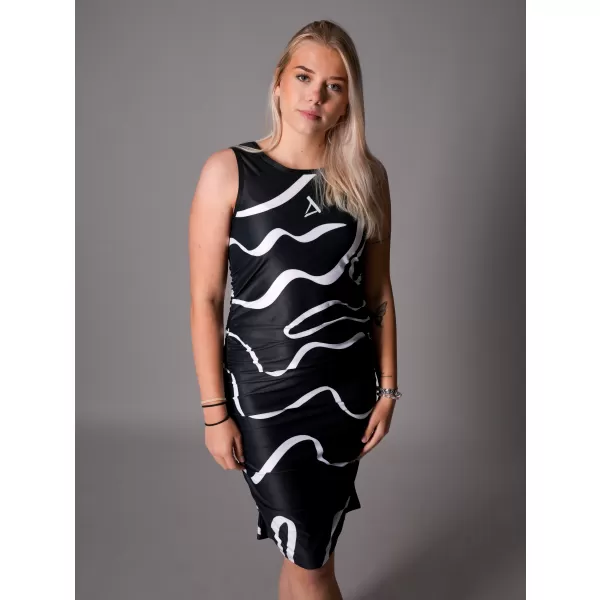  Dámské šaty premium ALTISPORT VOJ/ALW088SAT03 ČERNÁ 