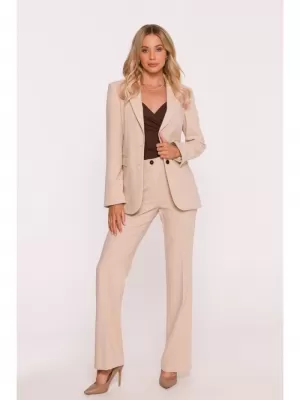 Dámské sako STYLOVE S417 BEIGE