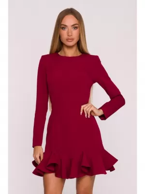 Dámské šaty MOE M880 MAROON