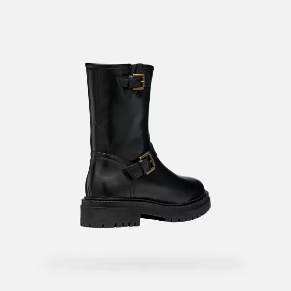  Dámské boty GEOX IRIDEA G009625 ČERNÁ 