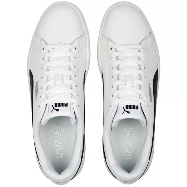  Pánské boty PUMA SMASH 3.0 L 39098703 PUMA WHITE/BLACK/GOLD/IVORY 