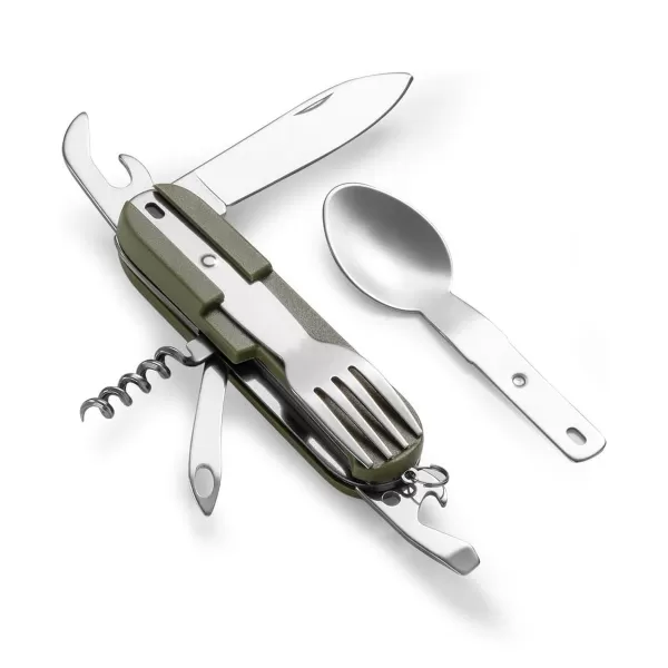  Příbor PENTAGON OLAF CAMPING UTENSILS D19005 OLIVE GREEN 