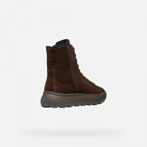  Dámské boty GEOX SPHERICA EC4.1 G009293 TMAVĚ HNĚDÁ 