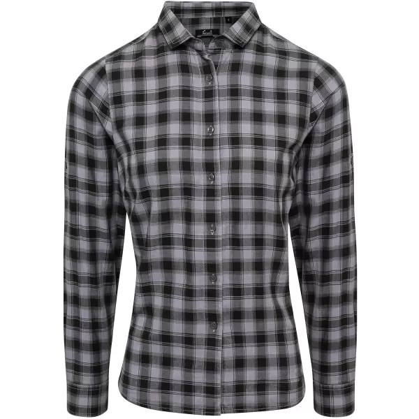  Dámská košile Premier | PR 350 STEEL/BLACK 