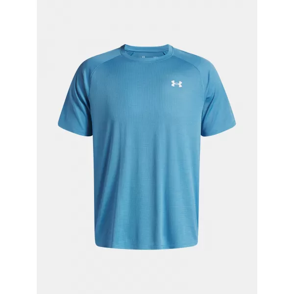  Pánské triko UNDER ARMOUR UA TECH TEXTURED SS 1382796-453 MODRÁ 