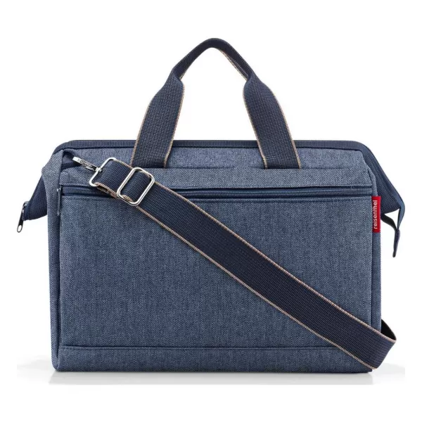  Taška REISENTHEL ALLROUNDER S POCKET HERRINGBONE DARK BLUE 