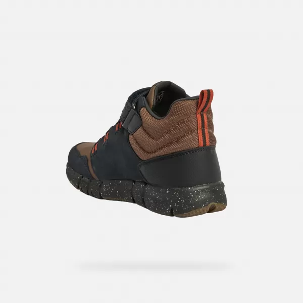  Chlapecké kotníkové boty GEOX FLEXYPER BOY B ABX J949XA032FUC0948 ČERNÁ 