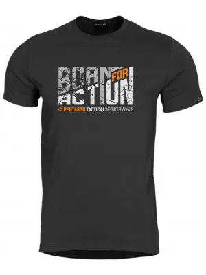 Triko PENTAGON AGERON BORN FOR ACTION K09012 BLACK