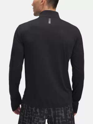 Pánské triko UNDER ARMOUR UA LAUNCH 1/4 ZIP 6005542-001 ČERNÁ