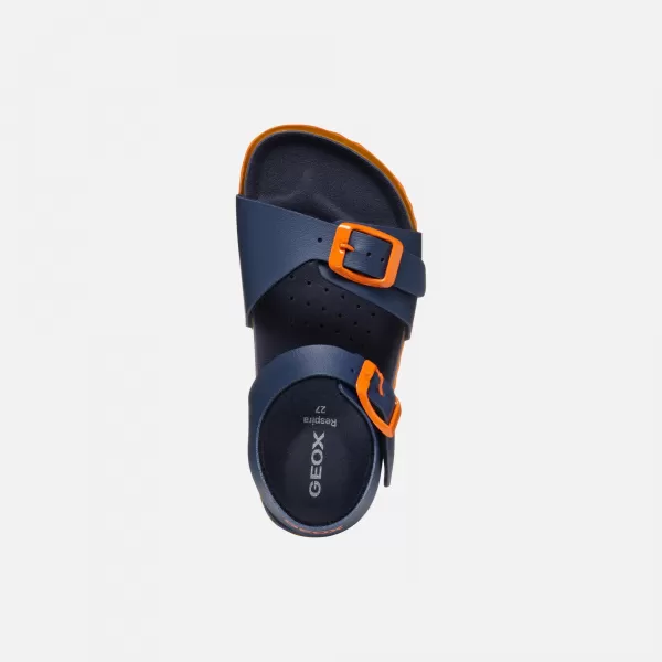 Chlapecké sandály GEOX GHITA J558LC0003WC0659 TMAVĚ MODRÁ 