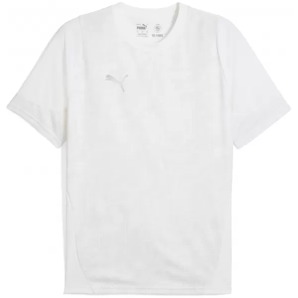  Pánský dres PUMA TEAMCUP TRAINING JERSEY 659167_04 PUMA WHITE/PUMA SILVER 