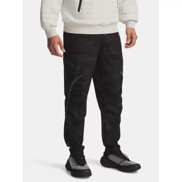  Pánské sportovní kalhoty UNDER ARMOUR UA UNSTOPPABLE CARGO PANT 1390256-003 ČERNÁ 