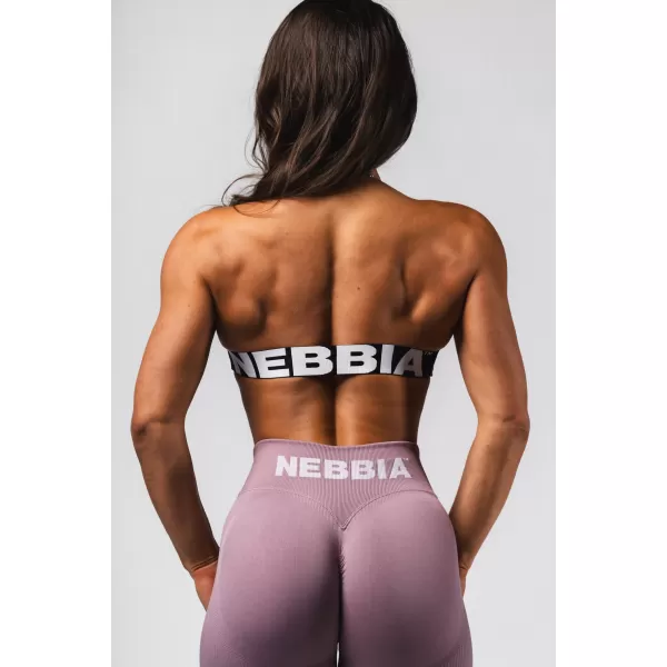  NEBBIA Bezešvá lift-up sportovní podprsenka FLOW SEAMLESS 495 PINK 