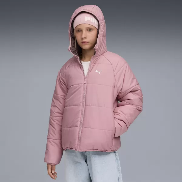 Dětské bunda PUMA REVERSIBLE PUFFER JACKET 68840765 POISED PINK 