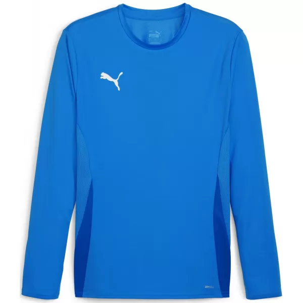  Pánský dres PUMA TEAMGOAL LS JERSEY 70575002 E.BLU.LEMON/WHITE/TEAM ROYAL 