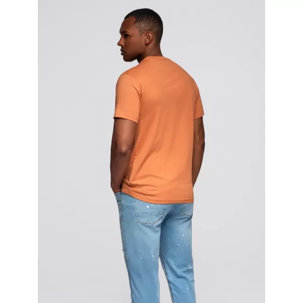  Pánské triko OMBRE OM-TSPT-0227 ORANGE 