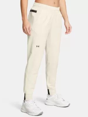 Dámské tepláky UNDER ARMOUR UA UNSTOPPABLE JOGGER 1376926-110 BÍLÁ
