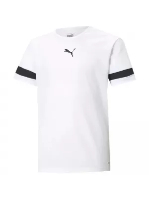 Dětský dres PUMA FASTPLAY JSY V JR STRIPES3 60588601 PUMA WHITE