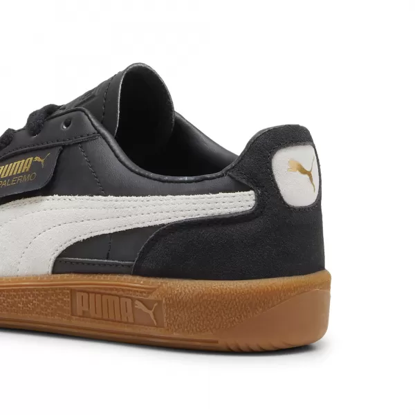  Dětské boty PUMA PALERMO LTH JR 39727503 PUMA BLACK/FEATHER GRAY/GUM 
