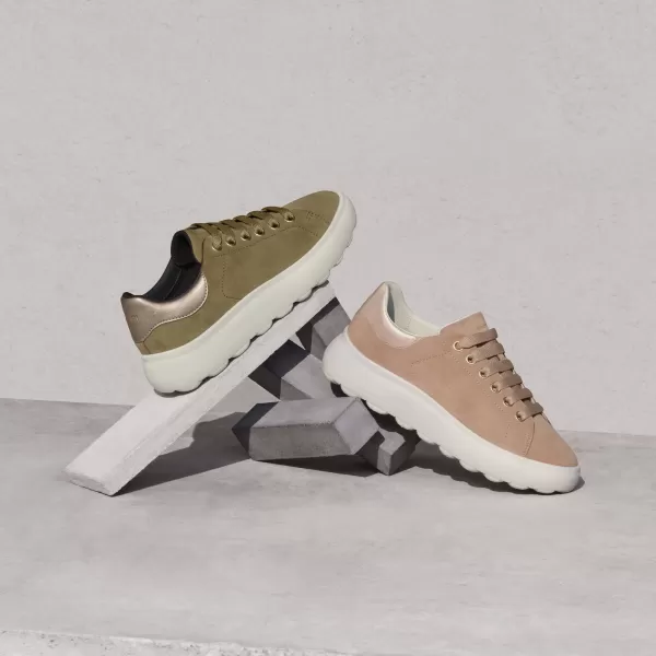  Dámské tenisky GEOX SPHERICA EC4.1 G009311 KHAKI 