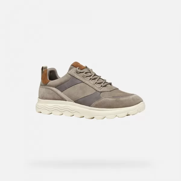  Pánské tenisky GEOX  G011277 ŠEDÁ 