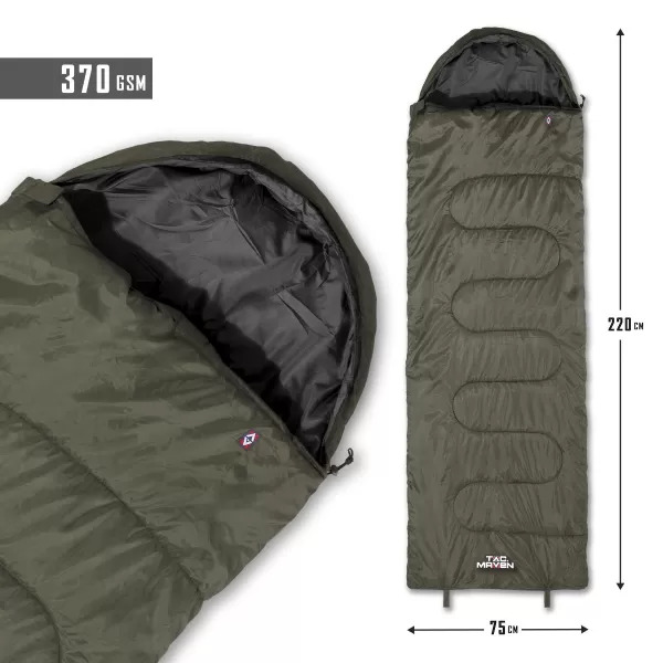  Spací Pytel PENTAGON MAJOR SLEEPING BAG 370GR/M² D19002 BROWN GREY 