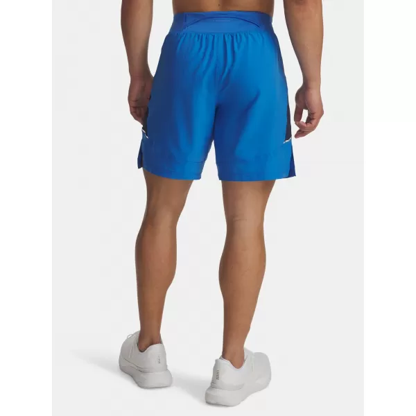  Pánské kraťasy UNDER ARMOUR UA LAUNCH PRO 2N1 7 SHORTS modrá 