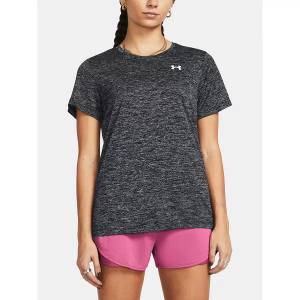  Dámské triko UNDER ARMOUR TECH SSC- TWIST 1384230-001 ČERNÁ 