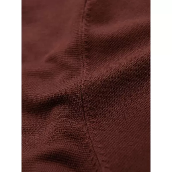  Pánské triko OMBRE OM-TSCT-0252 WARM BROWN 