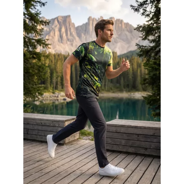  Pánské volnočasové triko premium ALTISPORT VOJ/ALM116TR06 DŽUNGLE 