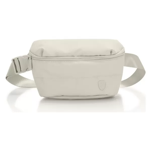  Ledvinka HEYS PUFFER MINI WAIST BAG OFF WHITE 