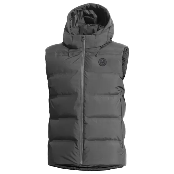  Vesta PENTAGON OMEGA DOWN VEST K04013 CINDER GREY 