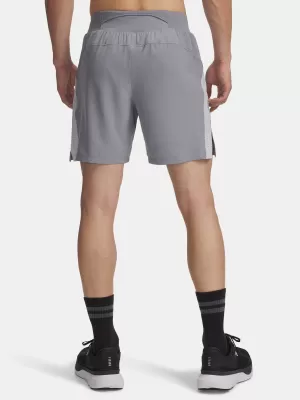 Pánské kraťasy UNDER ARMOUR UA LAUNCH PRO 7'' SHORTS 1376508-036 ŠEDÁ