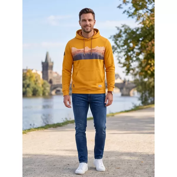  Pánská mikina ALTISPORT GORO HOŘČICOVÁ 