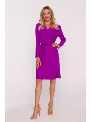 Dámské šaty STYLOVE S428 LAVENDER
