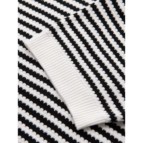  Pánské polo triko OMBRE OM-POSS-0161 BLACK AND WHITE 
