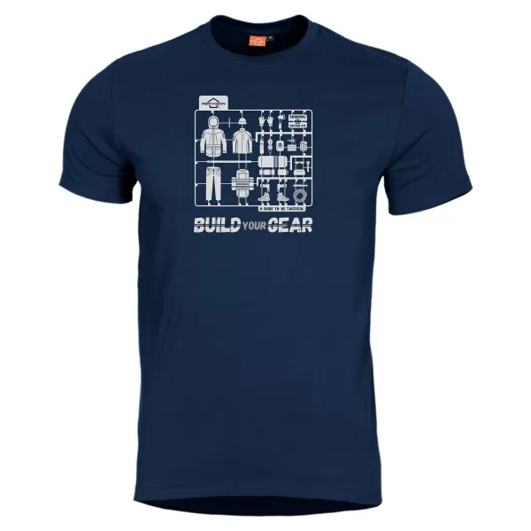  Pánské triko PENTAGON AGERON BUILD YOUR GEAR K09012 MIDNIGHT BLUE 